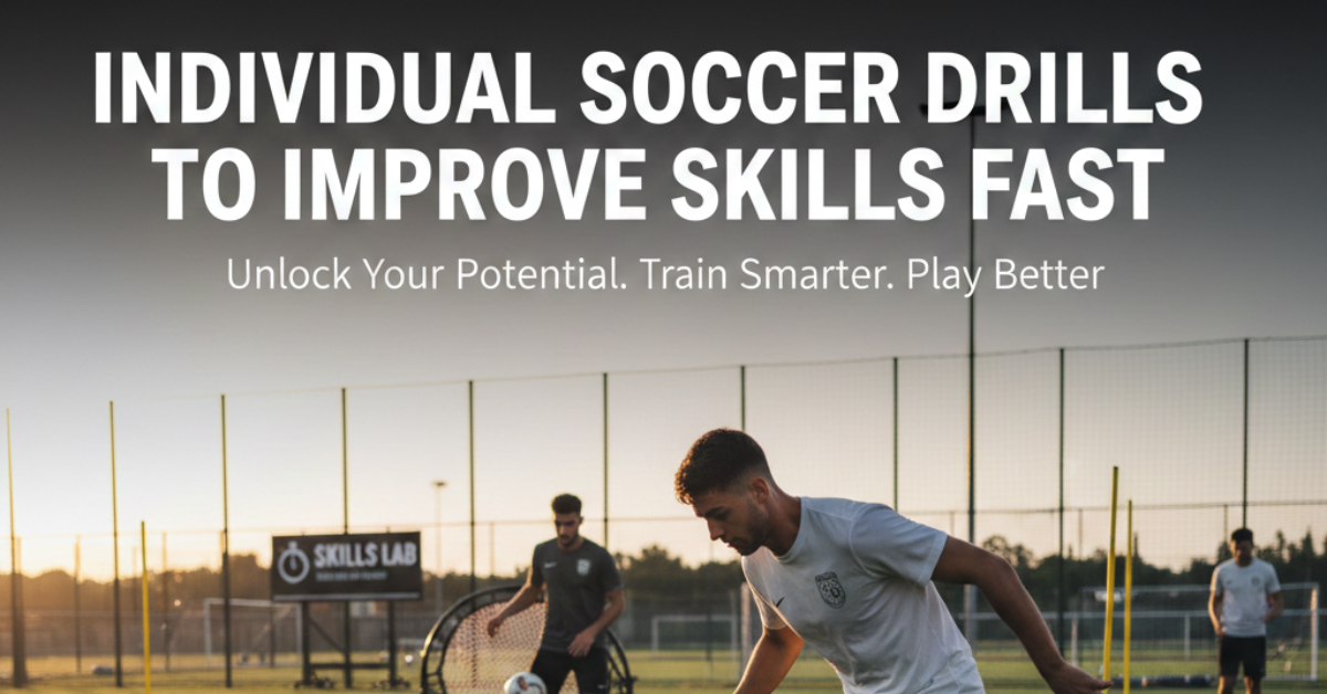 Individual Soccer Drills to Improve Skills Fast