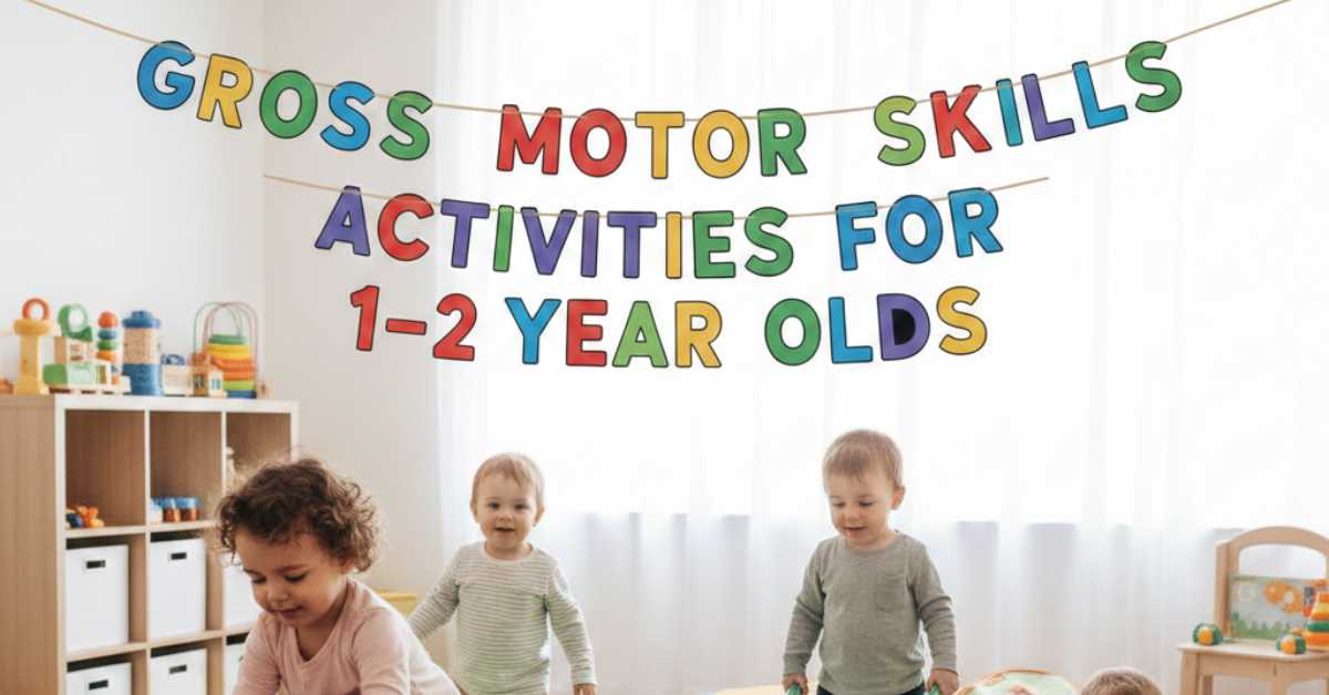 Gross Motor Skills Activities for 1–2 Year Olds