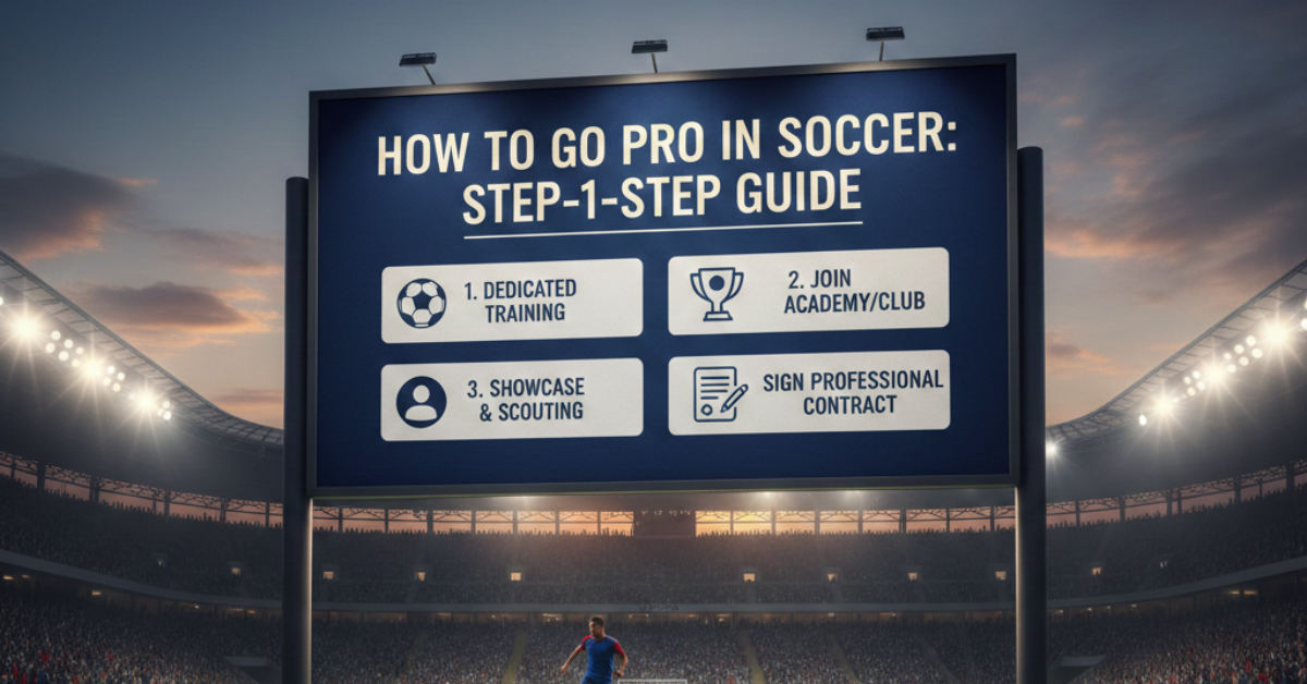 How to Go Pro in Soccer: Step-by-Step Guide
