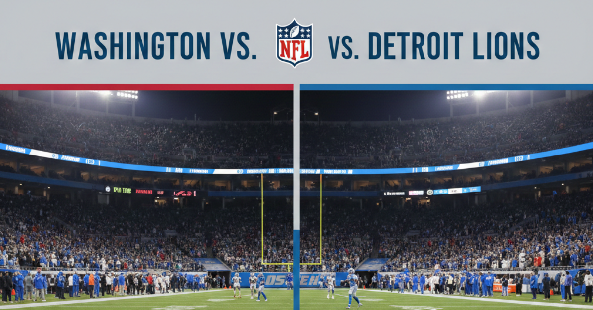 Washington Commanders vs Detroit Lions Match Player Stats