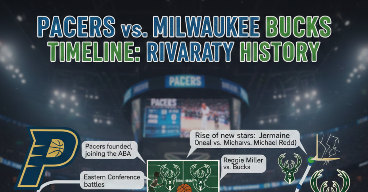 Pacers vs Milwaukee Bucks Timeline: Rivalry History