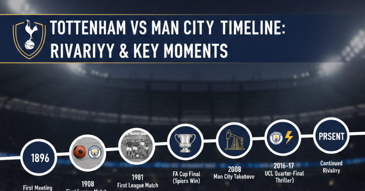 Tottenham vs Man City Timeline: Rivalry & Key Moments