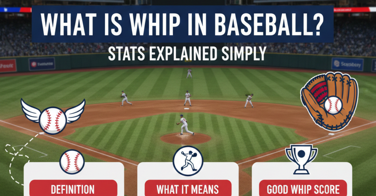 What Is WHIP in Baseball? Stats Explained Simply