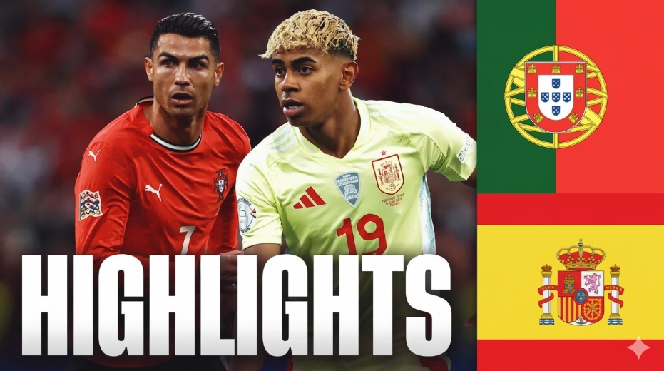 portugal national football team vs spain national football team timeline