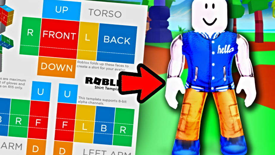 roblox shirt template