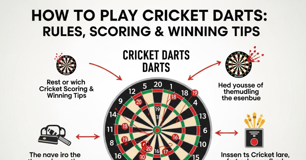 How to Play Cricket Darts: Rules, Scoring & Winning Tips